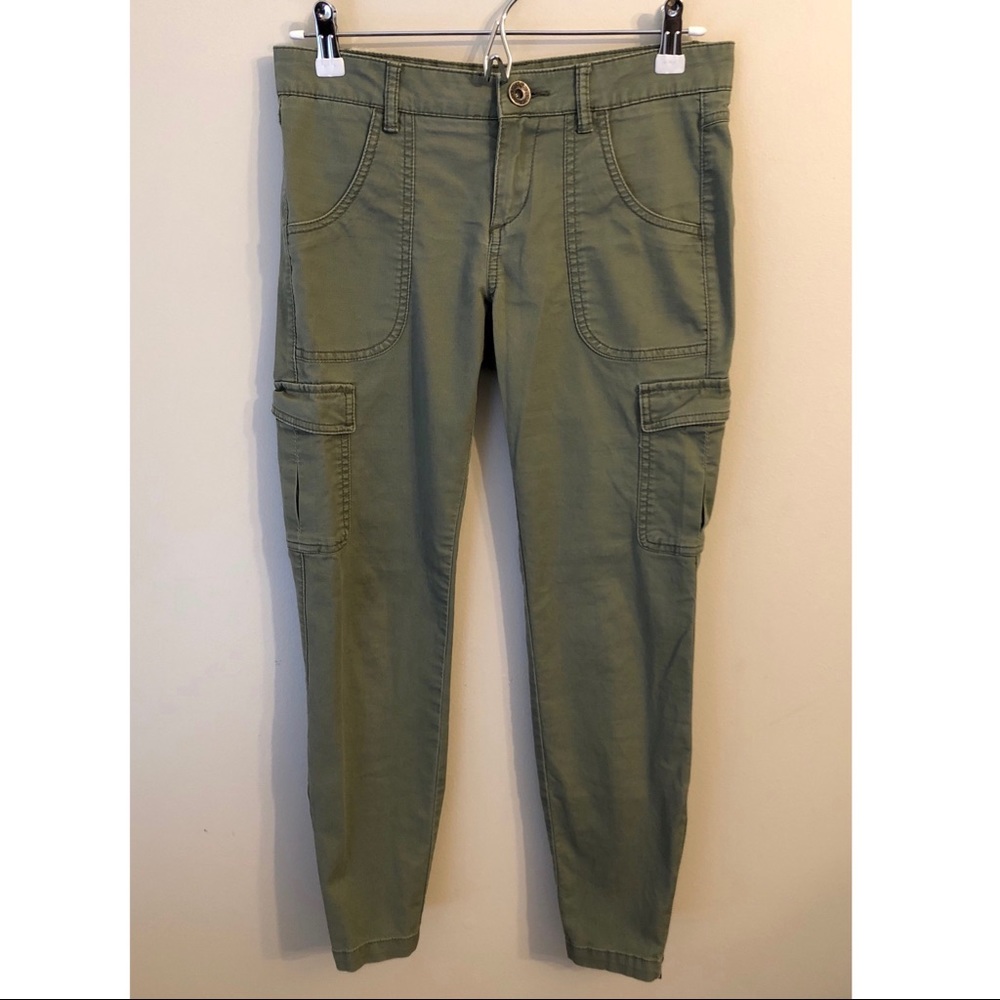 United Colors of Benetton • 4 • Olive Green Skinny Cargo Pants